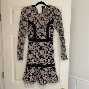 Floral embellished dress